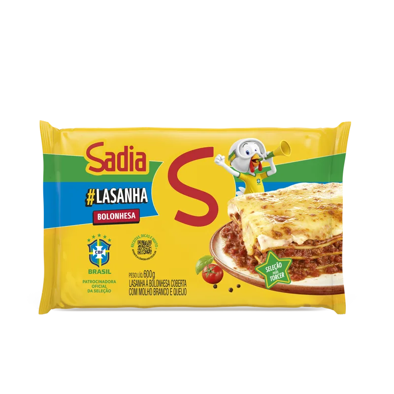 Lasanha Bolonhesa Sadia  600g -Caixa c/6 — Sadia