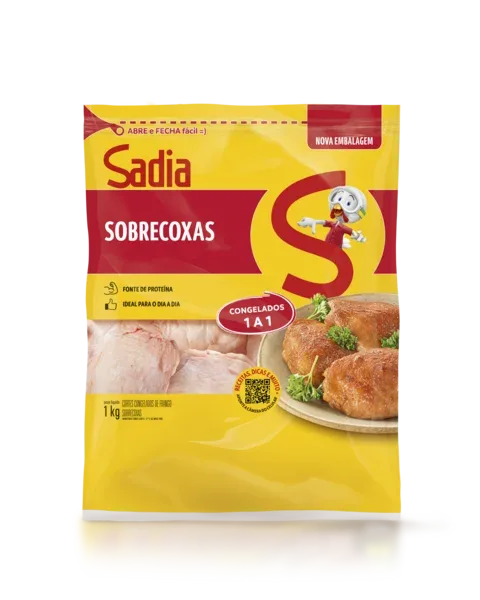 Sobrecoxa de Frango Sadia 1kg -Caixa c/12 — Sadia