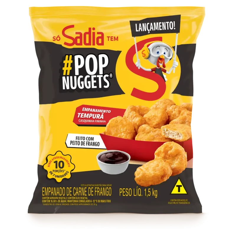 POP NUGGETS TEMPURA PT 1,5KG SD — Sadia