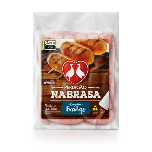 Linguiça de Frango Perdigão Na Brasa 1kg -Caixa c/12 — Perdigão Na Brasa
