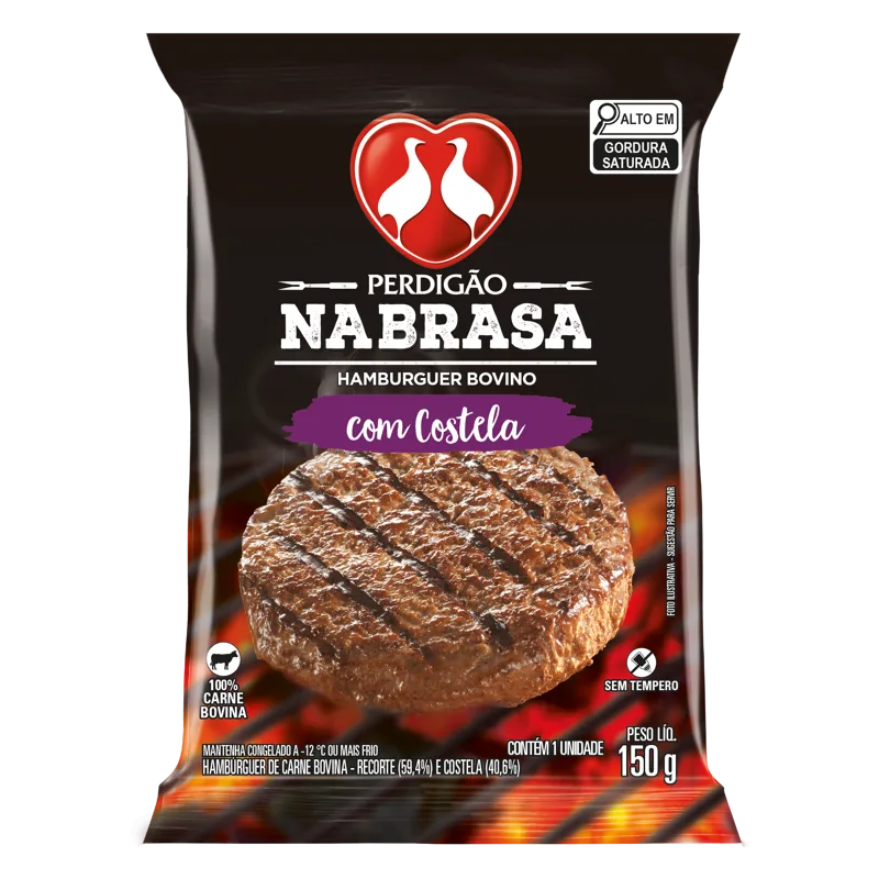 Hambúrguer Bovino Costela Bassi CART 360G — Sadia