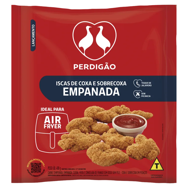 ISCAS COXA/SOB FGO EMP PT 0,4KG PD — Perdigão