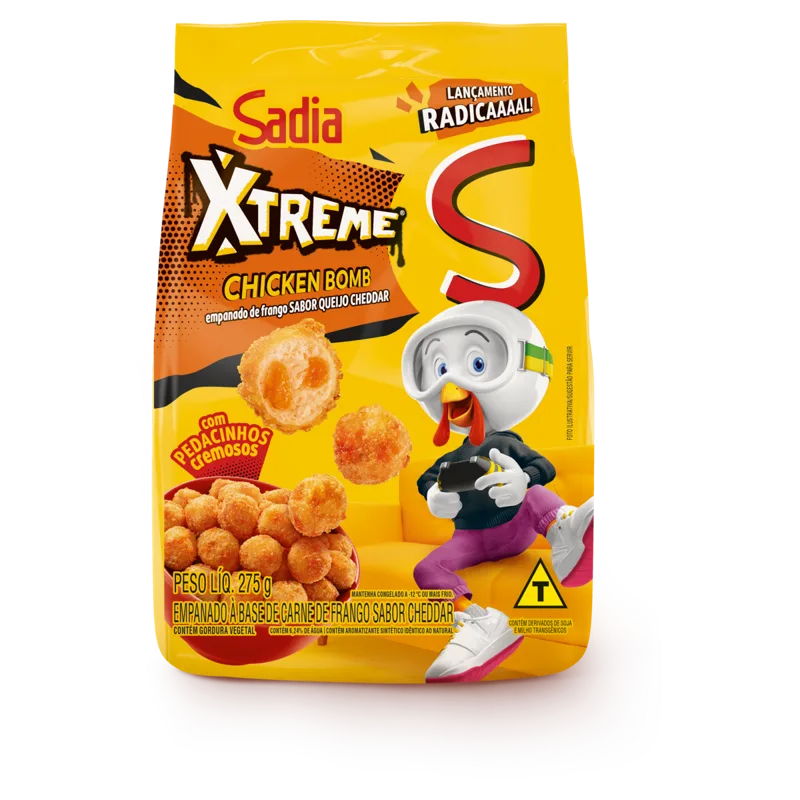Empanado de Frango Sabor Cheddar Congelado PT 275G — Sadia
