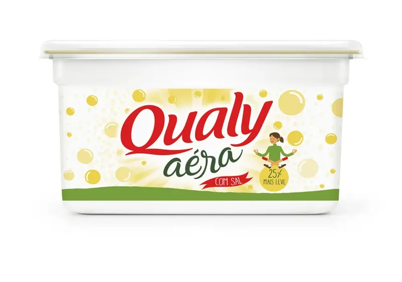 Margarina Qualy Aéra com Sal 500g -Caixa c/9 — Qualy