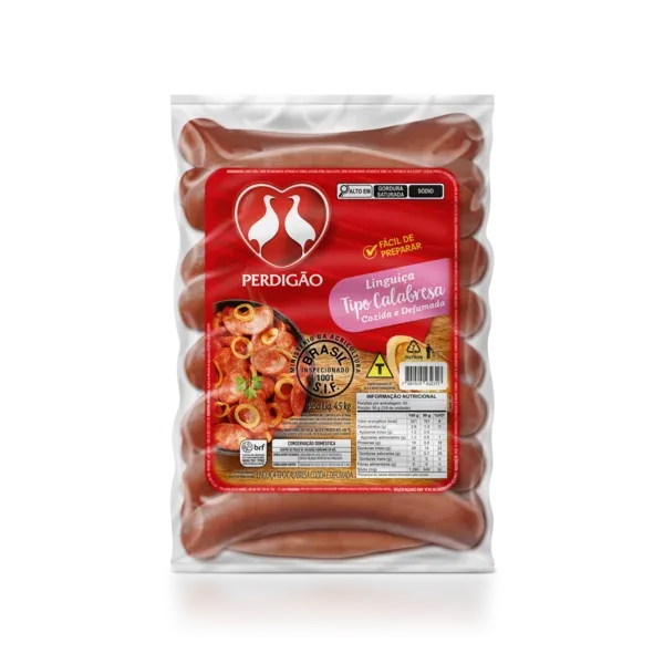 Linguiça Tipo Calabresa Defumada Perdigão 4,5kg -Caixa c/4 — Perdigão