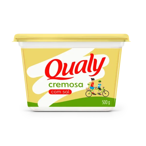 Margarina Qualy Cremosa com Sal 500g -Caixa c/12 — Qualy
