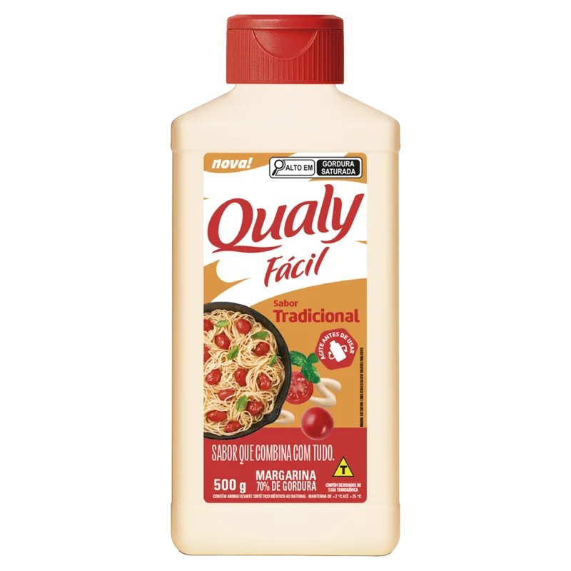 MARGARINA QUALY FACIL TRAD C/SAL 500G — Qualy