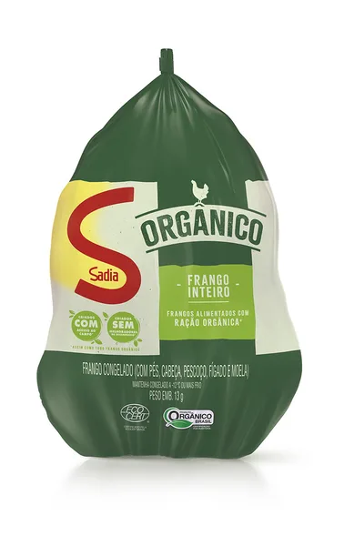 Frango com Miúdos Sadia Orgânico Caixa 16kg — Sadia Orgânico