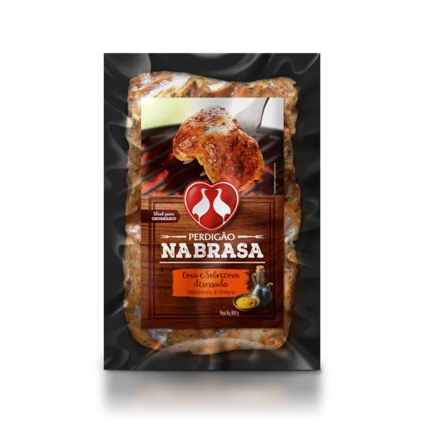 Coxa com Sobrecoxa de Frango sem Osso Perdigão Na Brasa 800g -Caixa c/9 — Perdigão Na Brasa