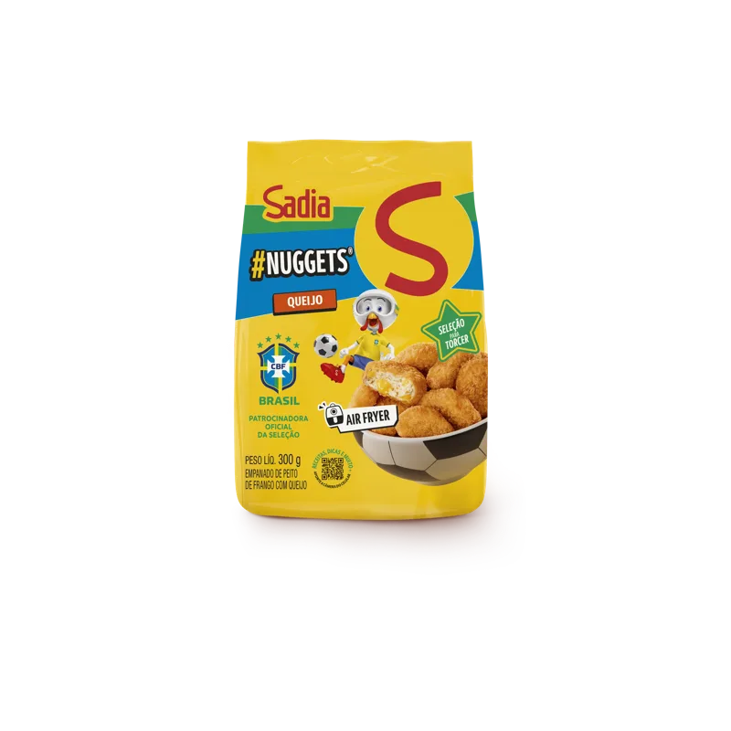 Nuggets com Queijo Sadia 300g -Caixa c/16 — Sadia