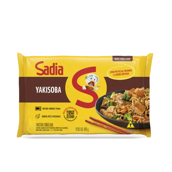 Yakissoba Sadia  600g -Caixa c/6 — Sadia
