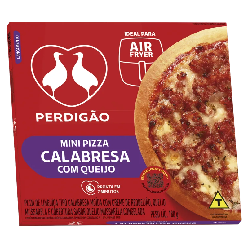 PIZZA DE CALABRESA MOIDA CONG 180G PERD — Perdigão