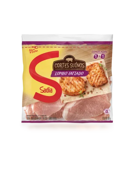 Lombo Suino Fatiado Sadia 800g -Caixa c/10 — Sadia