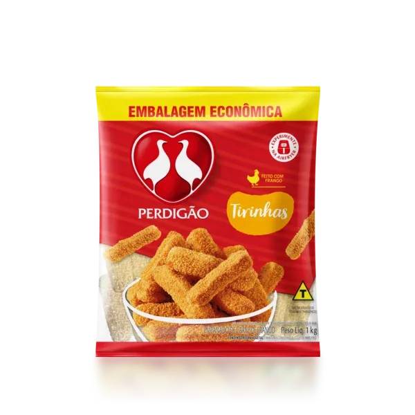 Tirinhas de Frango Empanadas Perdigão 1kg -Caixa c/3 — Perdigão