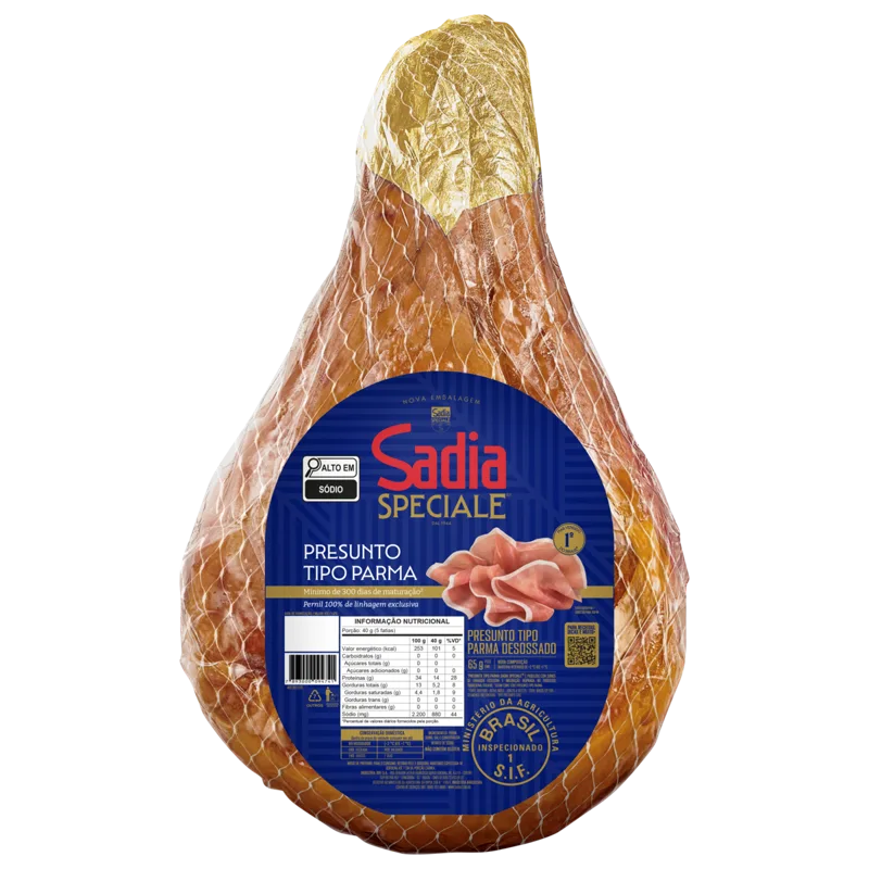 Presunto Parma Sadia Speciale Caixa 7kg peça inteira -Caixa c/1 — Sadia Speciale