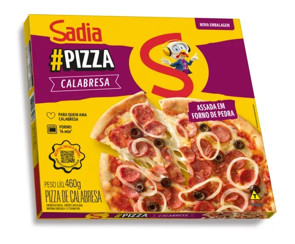Pizza Calabresa Sadia 460g  -Caixa c/12 — Sadia