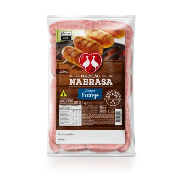Linguiça de Frango Perdigão Na Brasa 5kg -Caixa c/4 — Perdigão Na Brasa