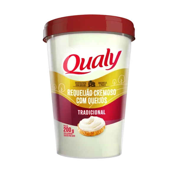 Requeijao Qualy Tradicional 200G -Caixa c/24 — Qualy