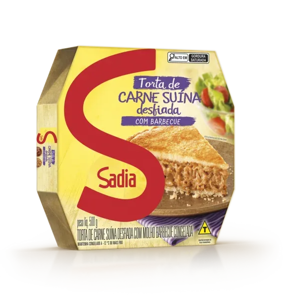 Torta de Carne Suína com Barbecue Sadia 500g -Caixa c/6 — Sadia