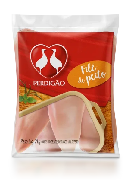 Filé de Peito de Frango s/ Pele s/ Osso Perdigão 2kg -Caixa c/6 — Perdigão