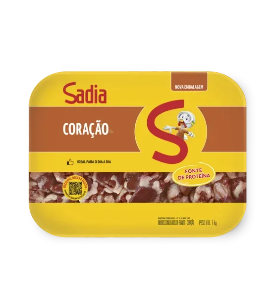 Coração de Frango Sadia 1kg -Caixa c/12 — Sadia