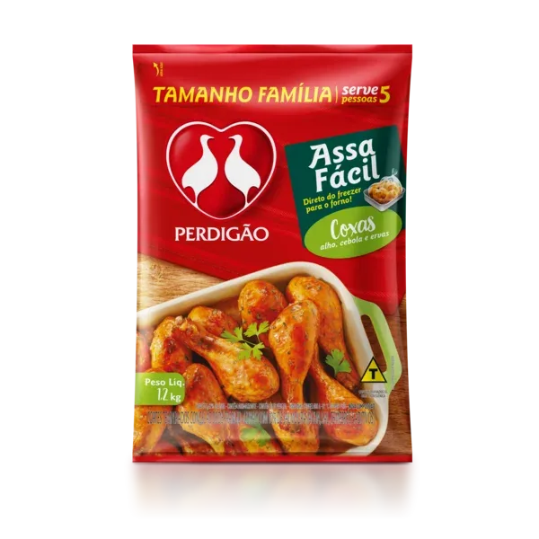 Coxa de Frango Assa Fácil Perdigão 1,2kg -Caixa c/6 — Perdigão
