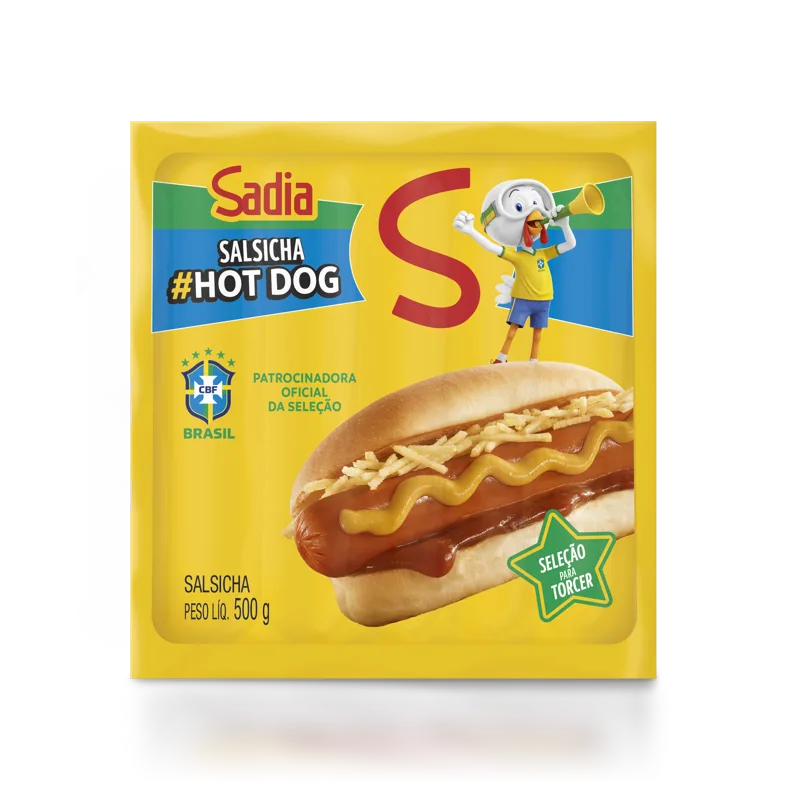 Salsicha Hot-Dog Sadia 500g  -Caixa c/12 — Sadia