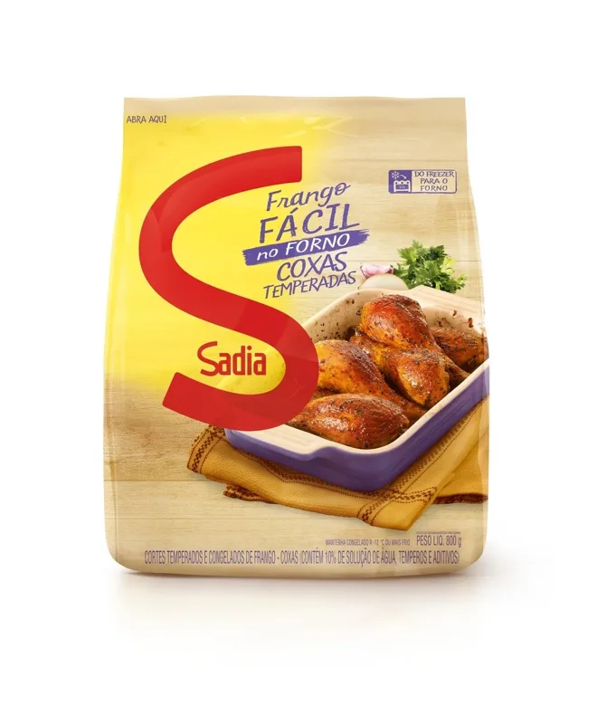 Coxa de Frango Temperada Frango Fácil Sadia 800g -Caixa c/8 — Sadia