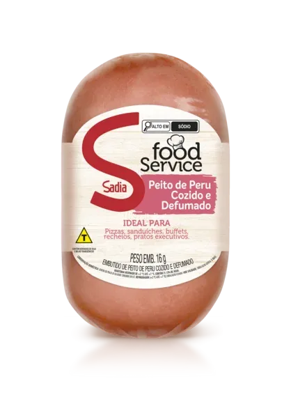 Peito de Peru Defumado Sadia Food Service 2,6Kg -Caixa c/2 — Sadia