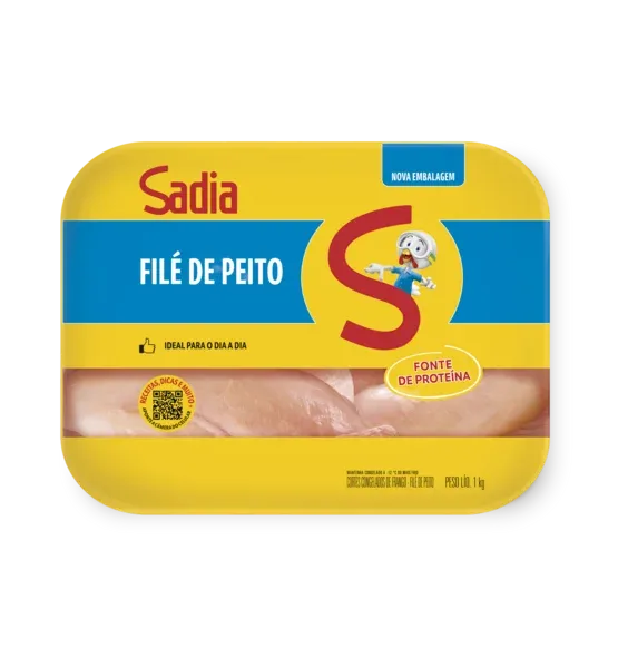 Filé de Peito de Frango Sadia 1kg -Caixa c/12 — Sadia