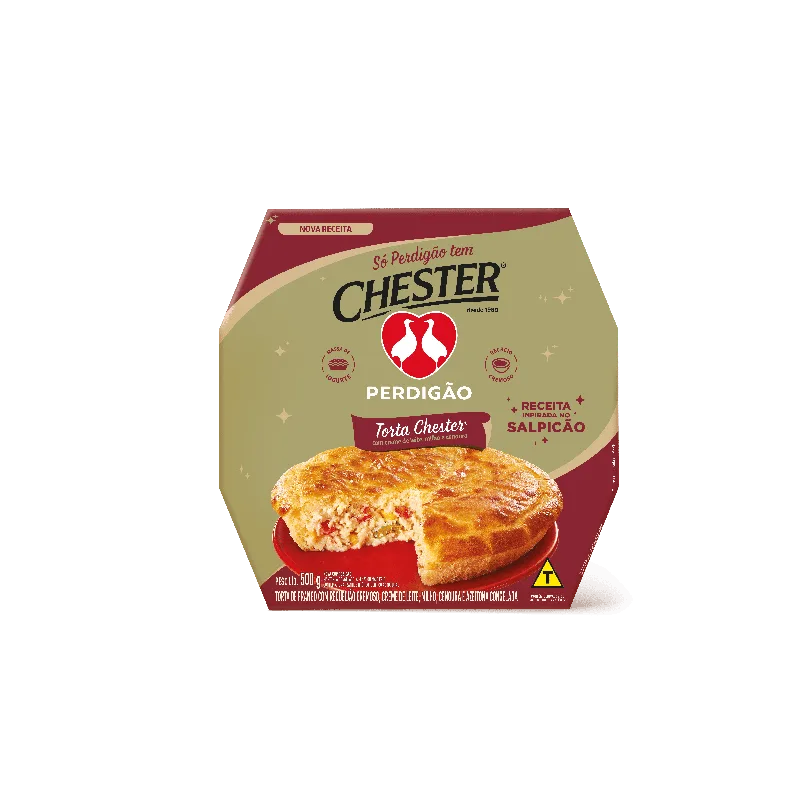 Torta Chester com Calabresa e Molho Sabor Cheddar 500 g — Perdigão