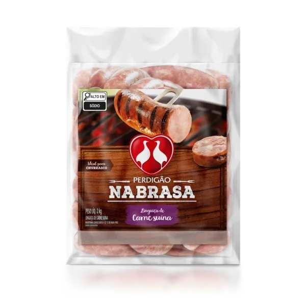 Linguiça Suína Perdigão Na Brasa 2kg - Caixa c/8 — Perdigão Na Brasa