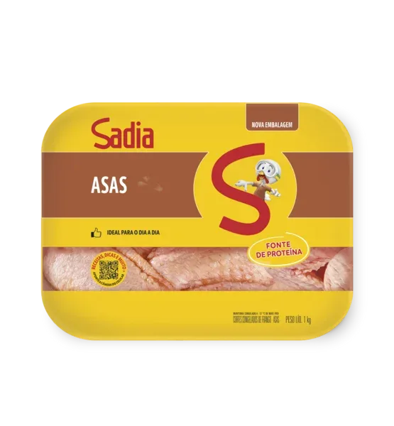 Asa de Frango Sadia 1kg -Caixa c/12 — Sadia
