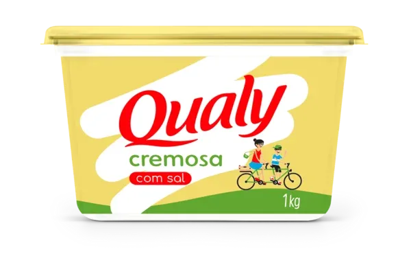 Margarina Qualy Cremosa com Sal 1kg - Embalagem Econômica -Caixa c/6 — Qualy