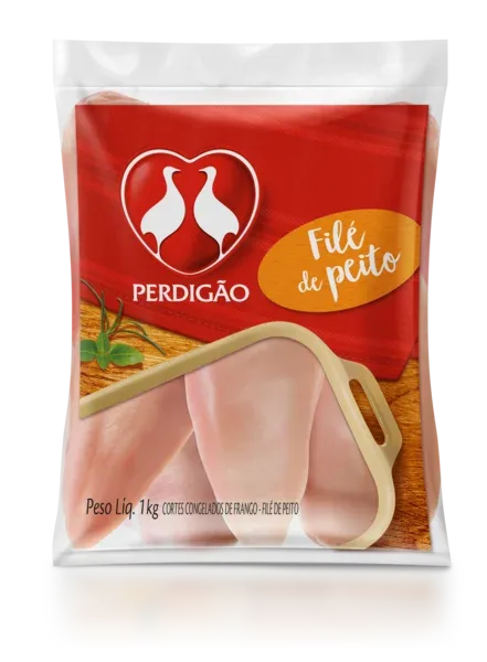 Filé de Peito de Frango s/ Pele s/ Osso Perdigão 1kg -Caixa c/16 — Perdigão