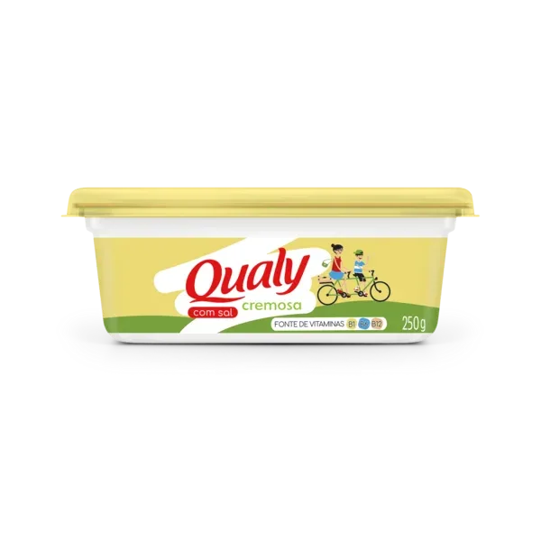 Margarina Qualy Cremosa com Sal 250g -Caixa c/24 — Qualy