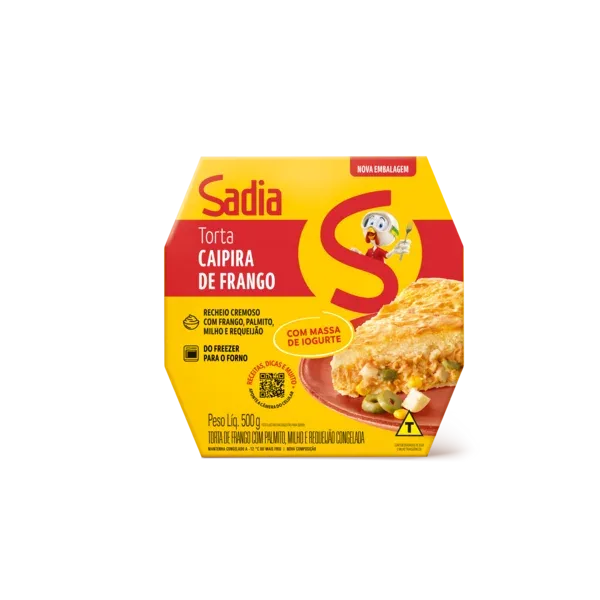 Torta Caipira de Frango Sadia 500g -Caixa c/6 — Sadia