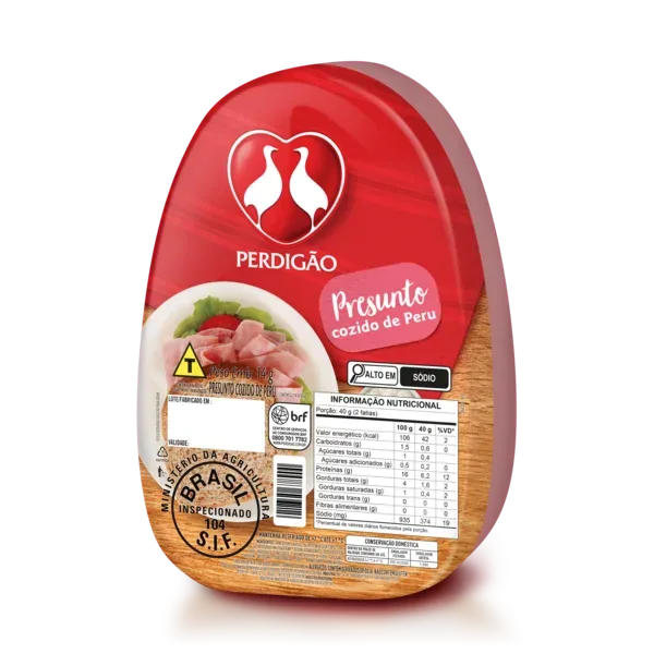 Presunto de Peru Perdigão 3,45kg -Caixa c/2 — Perdigão
