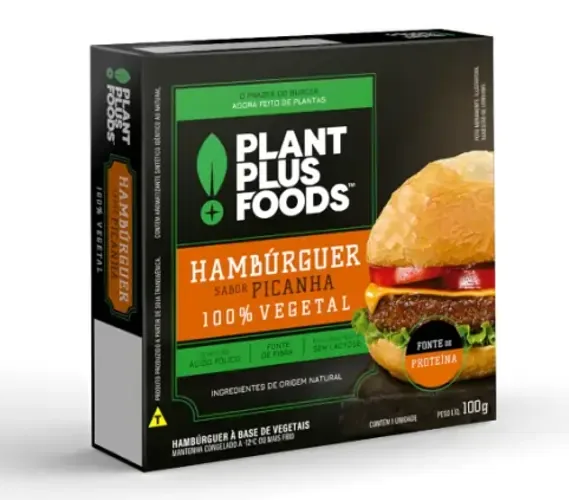 HAMBURGUER A BASE VEGETAL SABOR PICANHA — Plant Plus
