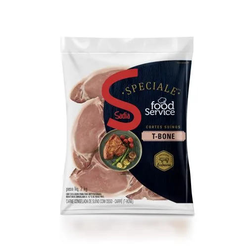 T-Bone Suíno Food Service Sadia Speciale 2Kg -Caixa c/3 — Sadia Speciale