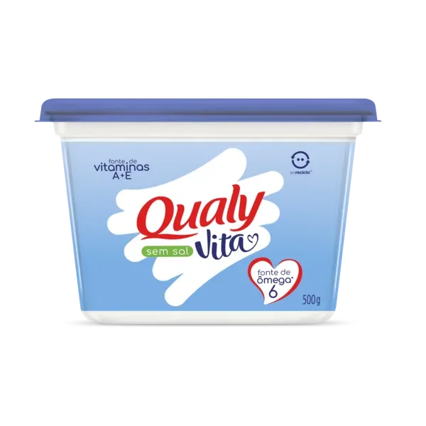 Margarina Qualy Vita sem Sal 500g -Caixa c/12 — Qualy