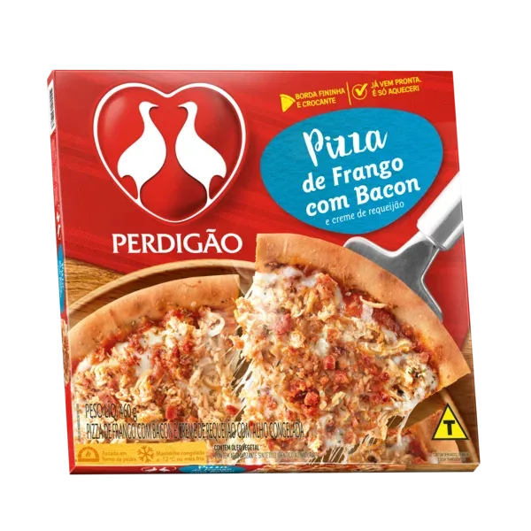 PIZZA DE FRANGO COM BACON PERDIGAO 460G — Perdigão
