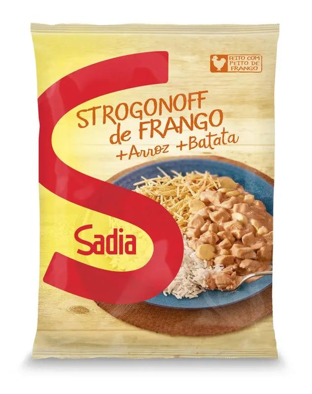 Strogonoff Frango com Arroz e Batata Sadia  350g -Caixa c/6 — Sadia