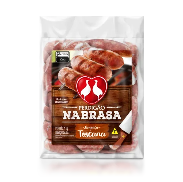 Linguiça Toscana Perdigão Na Brasa 1kg -Caixa c/12 — Perdigão Na Brasa