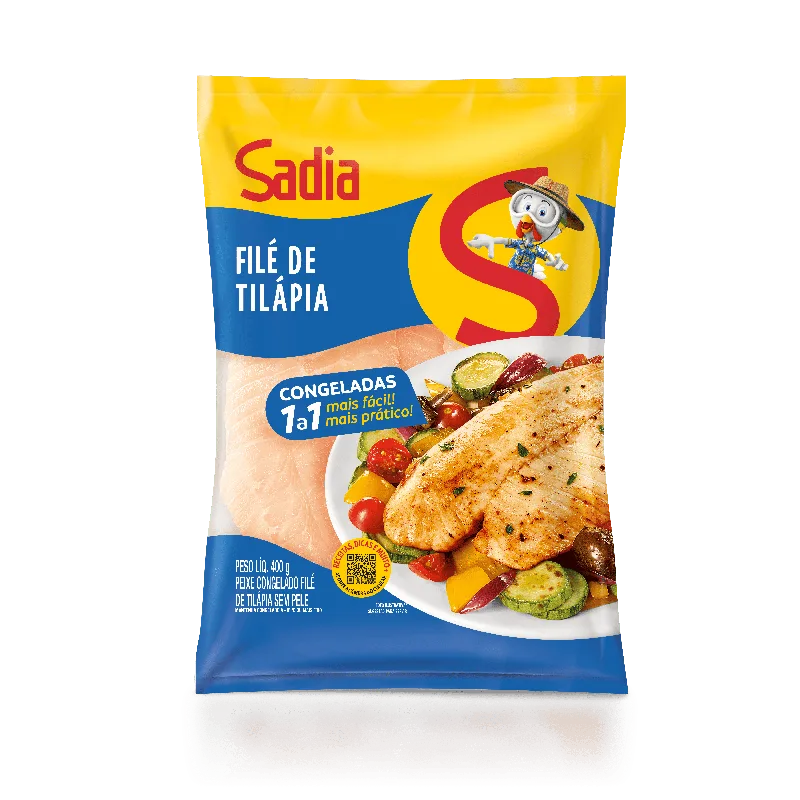 Filé de Tilapia Sadia 400g -Caixa c/30 — Central MBRF