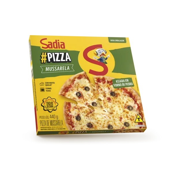 Pizza Mussarela Sadia 440g -Caixa c/12 — Sadia