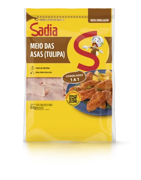 MEIO DA ASA FGO 31G/UP CONG IQF 6KG SD — Sadia